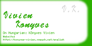 vivien konyves business card