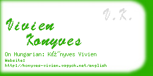 vivien konyves business card